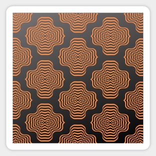 Unique Retro Pattern Sticker